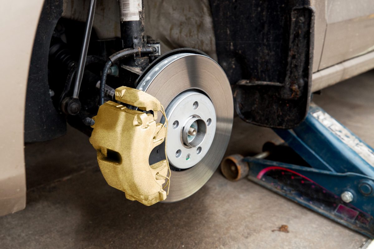 Automotive Brake Caliper High Heat Spray Paint Kit GOLD American